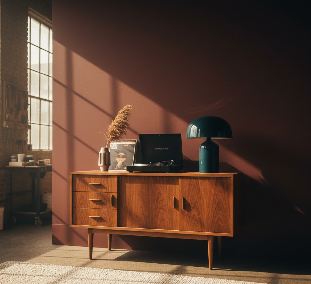 Refined and finished vintage furniture piece